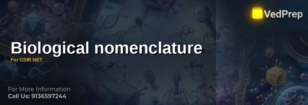 Biological nomenclature