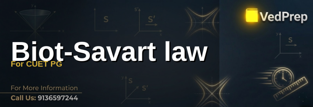 Biot-Savart law for cuet pg