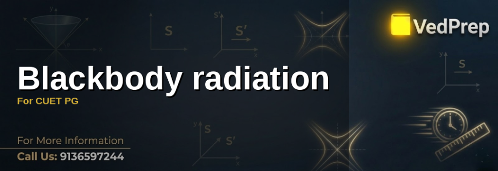 Blackbody radiation For CUET PG
