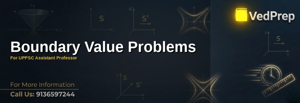 A student solving complex boundary value problems with mathematical equations on a whiteboard