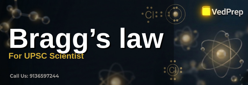 Understanding Bragg’s law for crystal structure analysis in UPSC Scientist preparation