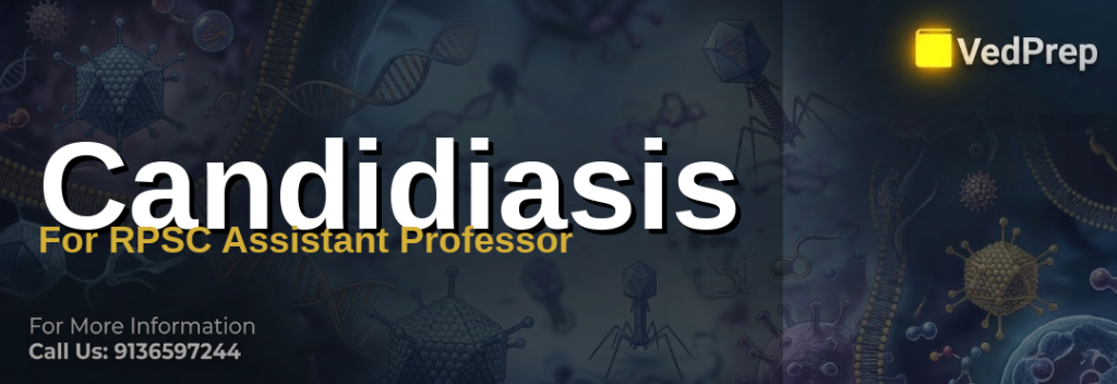 A detailed microscopic view of Candida albicans cells, highlighting the fungal infection responsible for candidiasis treatment strategies