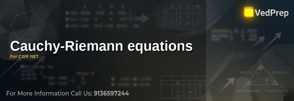 Cauchy-Riemann equations