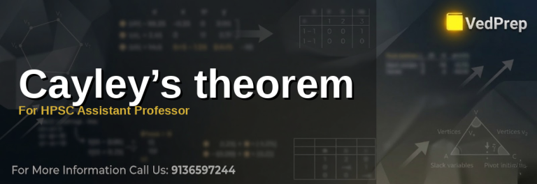 A mathematician analyzing Cayley’s theorem for group theory in HPSC Assistant Professor exam preparation