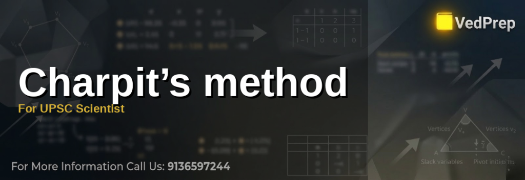 A detailed diagram explaining Charpit’s method for solving nonlinear first-order partial differential equations with two independent variables