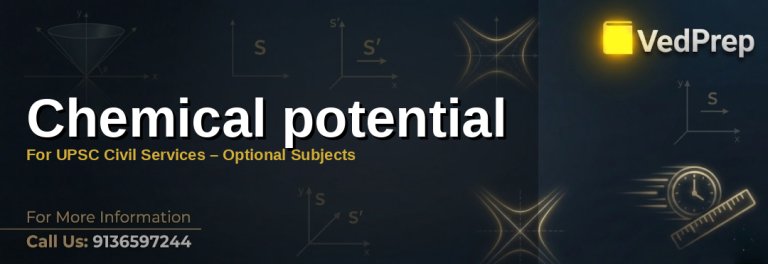 Chemical potential for upsc: Understanding thermodynamics and its applications in UPSC optional subjects