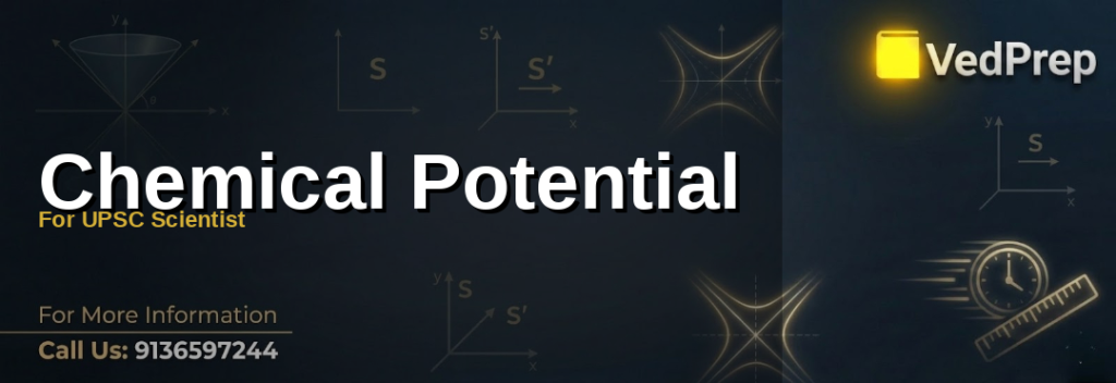 Understanding chemical potential for UPSC Scientist exam preparation with phase equilibrium diagrams