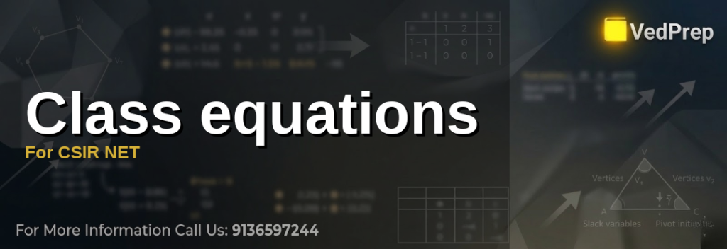 Class Equations