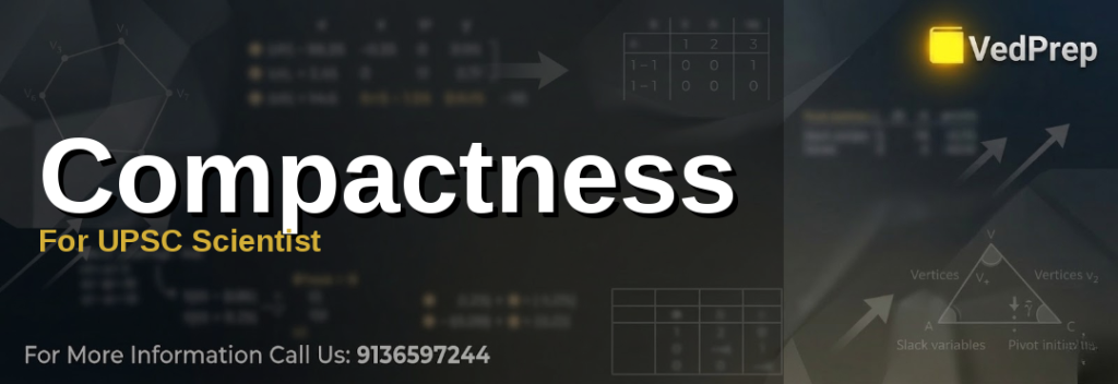 Understanding compactness in real analysis for UPSC Scientist exam preparation