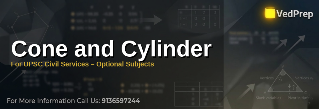 cone and cylinder geometry explained – VedPrep exam preparation guide