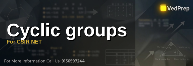 Cyclic groups