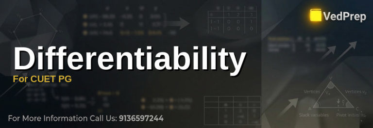 Differentiability For CUET PG