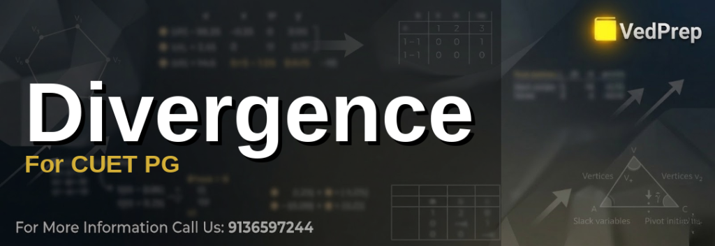 Divergence for CUET PG