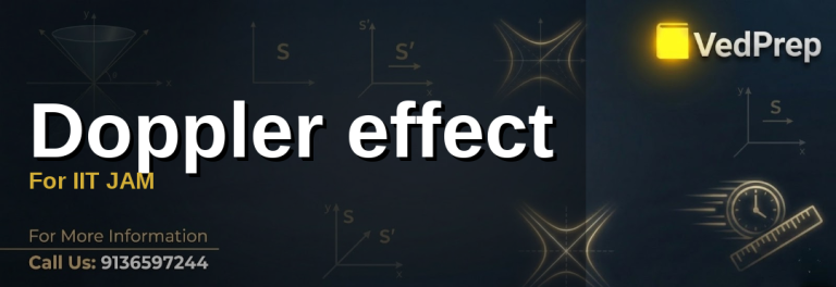 doppler effect for iit jam explained – VedPrep exam preparation guide