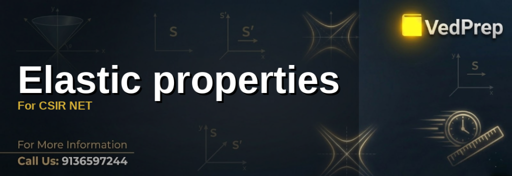 Elastic properties for CSIR NET: Understanding Young's modulus, bulk modulus, and shear modulus for exam success
