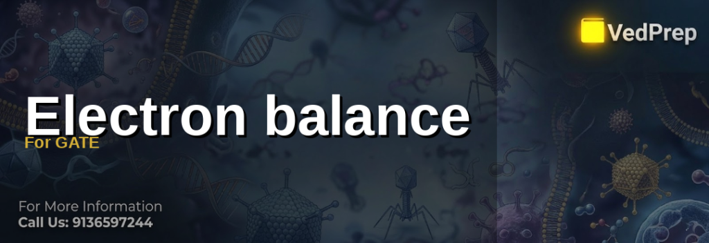 Electron balance