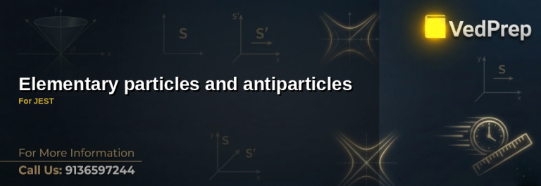 A detailed infographic explaining elementary particles and antiparticles For JEST with quark structures and antiparticle interactions