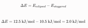 energy difference
