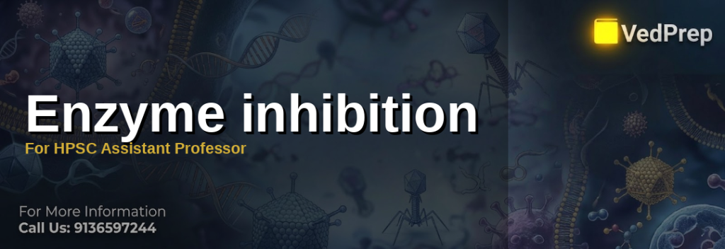 A detailed molecular diagram illustrating enzyme inhibition strategies with labeled active sites and inhibitor molecules