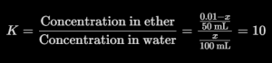 equilibrium equation