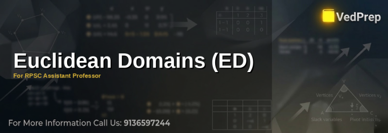 Euclidean Domains concept diagram for RPSC Assistant Professor exam preparation