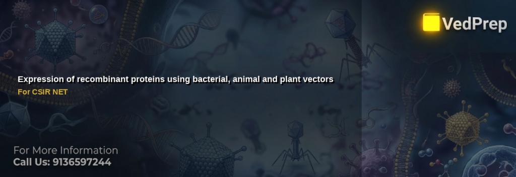 Expression of recombinant proteins