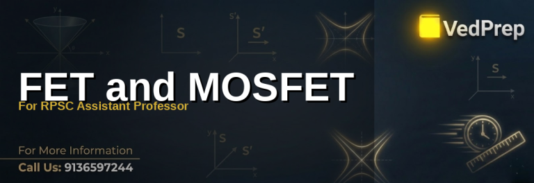 A detailed schematic diagram illustrating the structure and working of FET and MOSFET devices for electronics exams