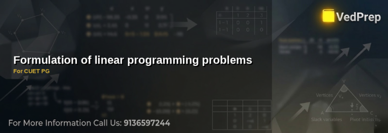 Step-by-step guide to linear programming formulation for CUET PG exams with VedPrep