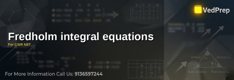 Fredholm Integral Equations