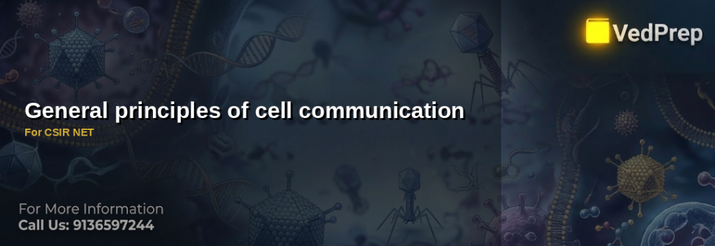 General principles of cell communication