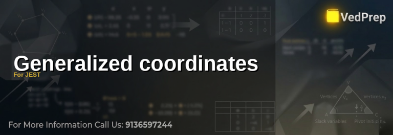A scientist analyzing generalized coordinates for JEST using Lagrangian mechanics principles