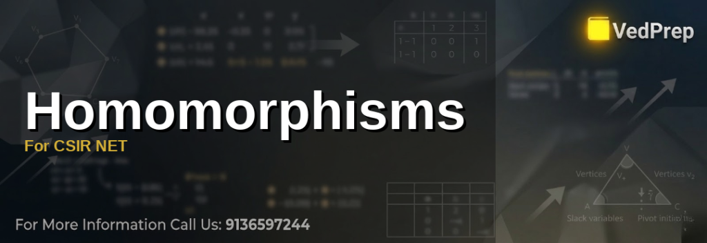 Homomorphisms