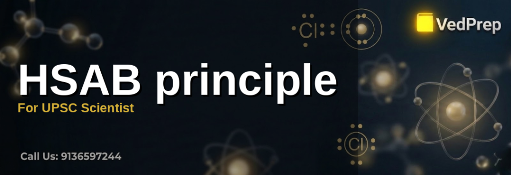 HSAB principle explained with acid-base stability rules for UPSC Scientist preparation