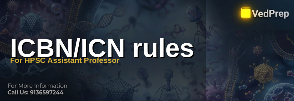 Mastering ICBN ICN rules for plant taxonomy and nomenclature in botany exams