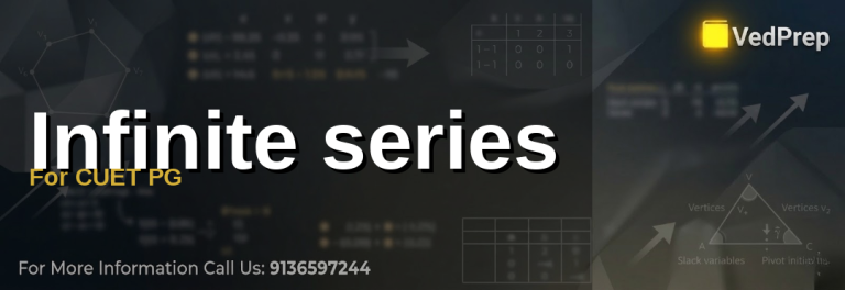 infinite series for cuet pg