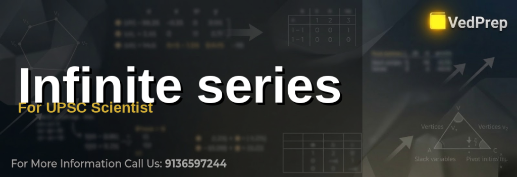 A mathematician analyzing infinite series tests with convergence diagrams and mathematical formulas on a chalkboard
