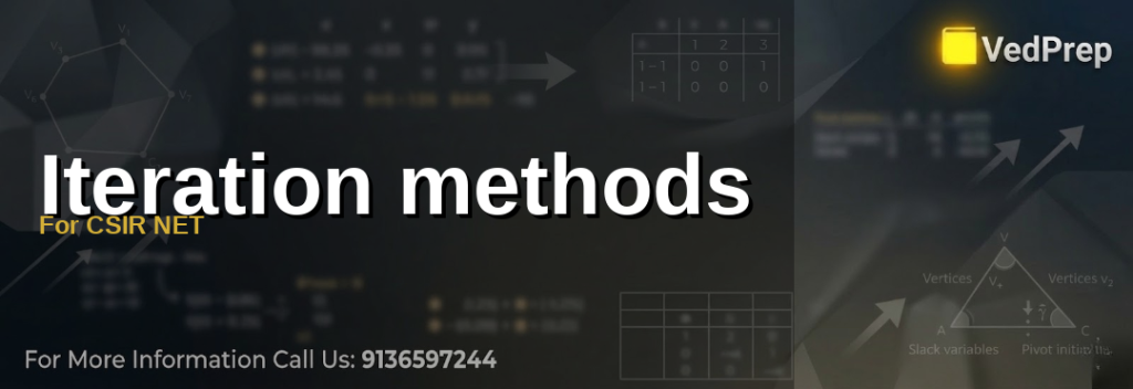 Iteration methods