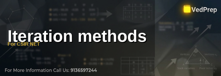 Iteration methods