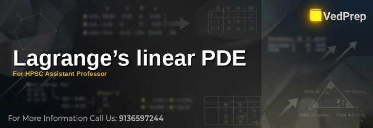 A detailed diagram illustrating the method of characteristics for solving Lagrange’s linear PDE with labeled variables x, y, z, and partial derivatives