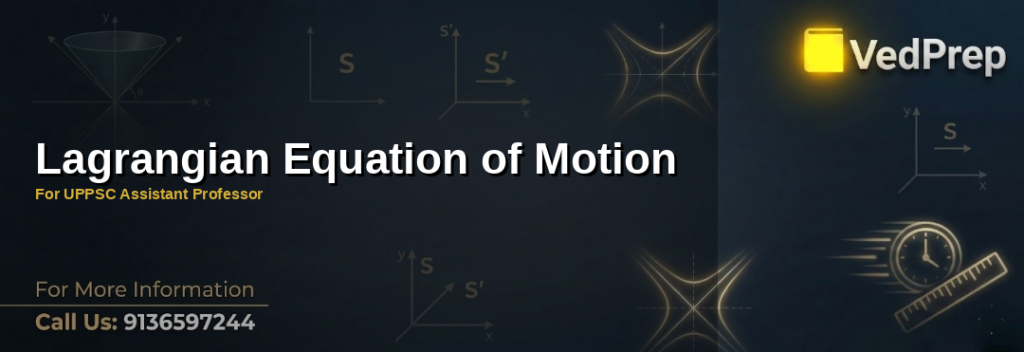 A scientist analyzing Lagrangian equation of motion for complex mechanical systems with equations on a blackboard