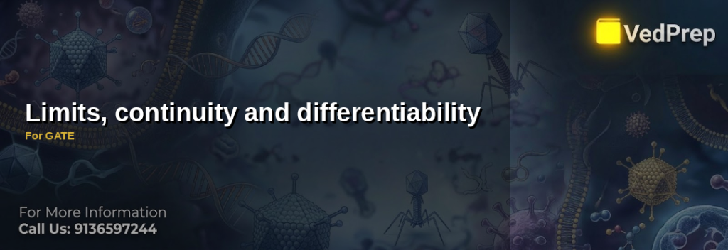 Limits, Continuity and Differentiability