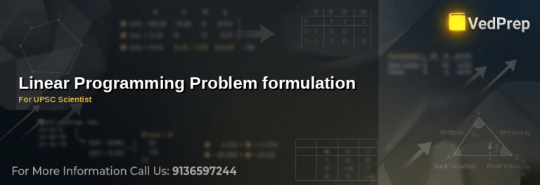 A scientist analyzing linear programming formulation graphs for UPSC Scientist exam preparation