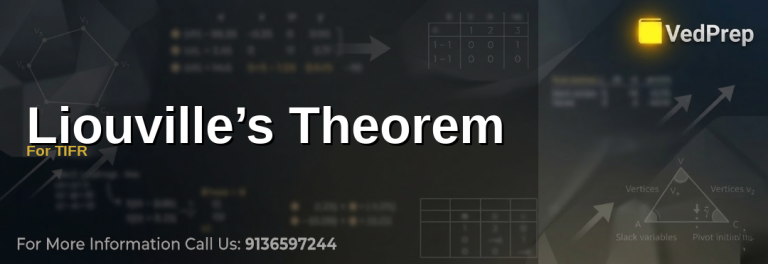 A visual representation of Liouville’s theorem showing phase space trajectories and volume conservation in Hamiltonian mechanics for TIFR preparation
