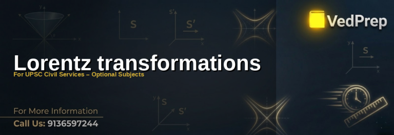 A detailed diagram illustrating Lorentz transformations connecting two inertial frames with space-time coordinates