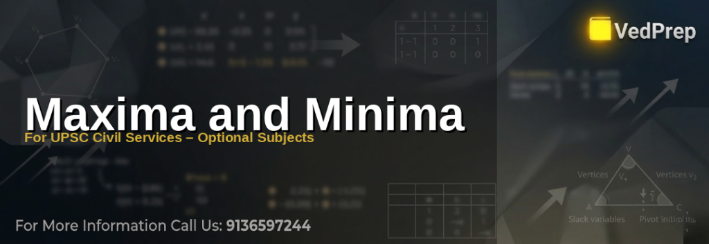 maxima and minima for upsc explained – VedPrep exam preparation guide