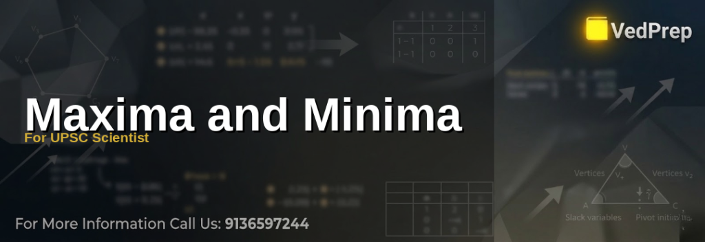 finding maxima and minima explained – VedPrep exam preparation guide