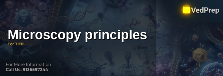 Essential microscopy principles for TIFR exam preparation with detailed techniques and methods