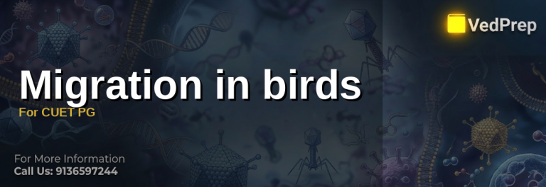 Migration in birds For CUET PG