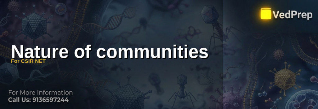 Nature of communities