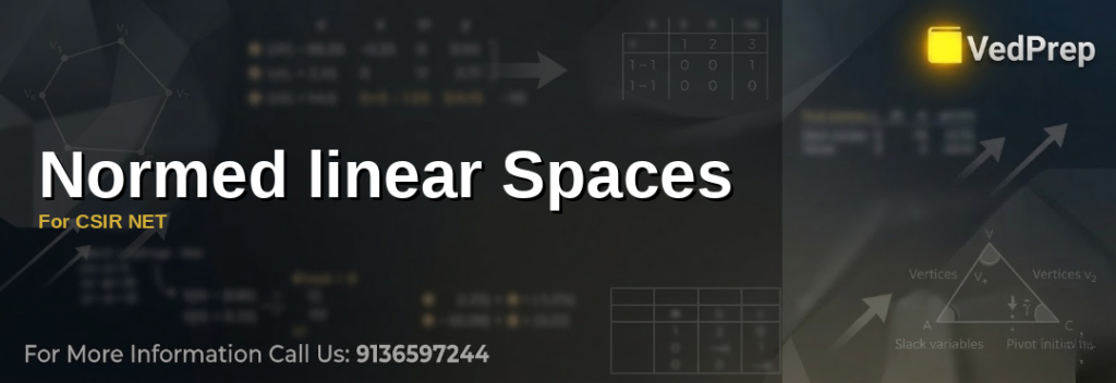 Normed linear spaces